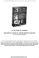 Thumbnail 21 Income Streams Thumbnail 21 Income Streams