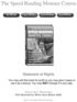 Thumbnail Speed Reading Monster Course