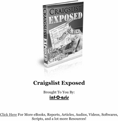 Product picture Craigslist Exposed