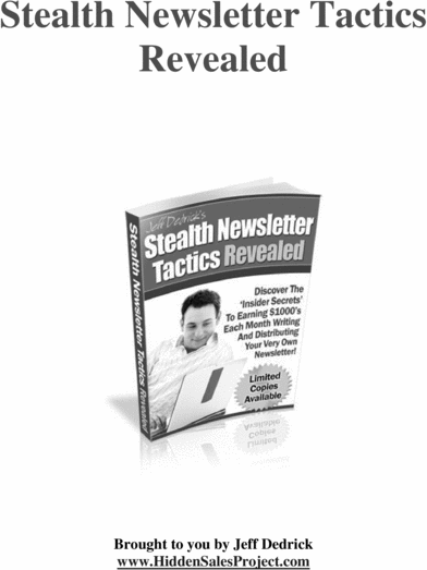 Product picture Stealth Newsletter Tactics