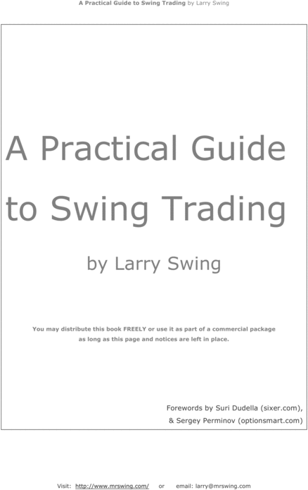 Product picture A Practical Guide to Swing Trading