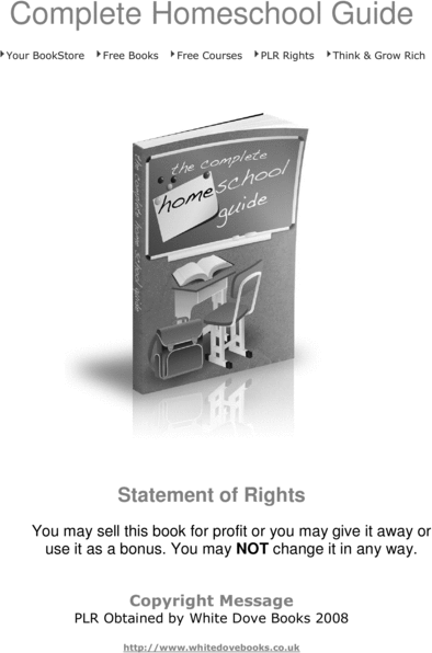 Product picture Complete Guide to Homeschooling